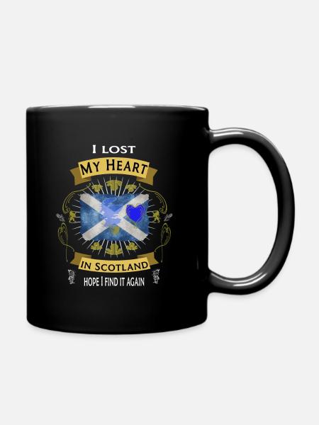 Ecosse - cœur perdu en Ecosse ... - Mug uni - noir