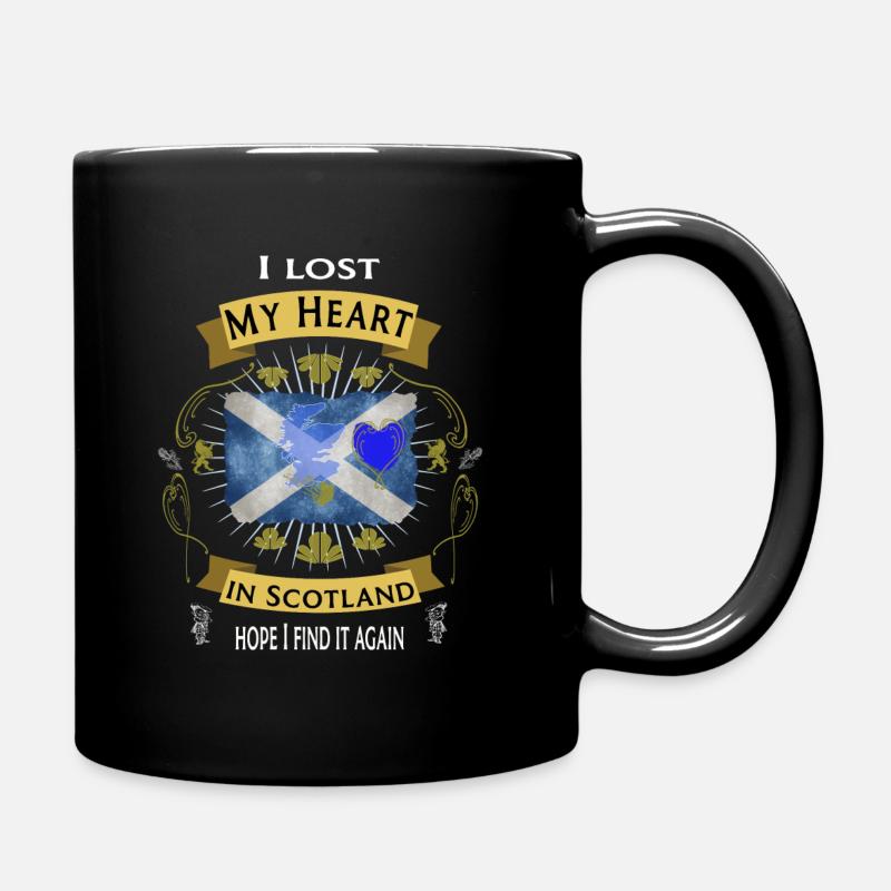 Ecosse - cœur perdu en Ecosse ... - Mug uni - noir