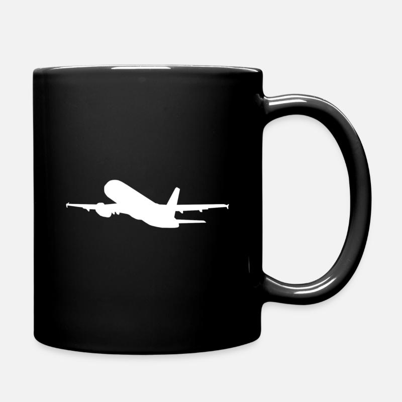 white - Full Colour Mug - black