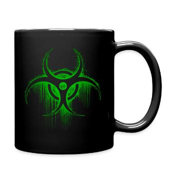 Biohazard Biohazard Corona Gothic Goth Tattoo Psy - Mug uni - noir - Droite