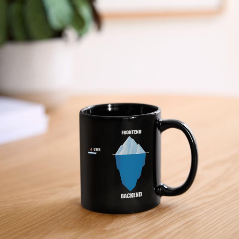 Developer backend computer scientist saying gift Full Colour Mug