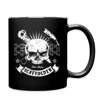 Échafaudages - Mug uni - noir - Droite