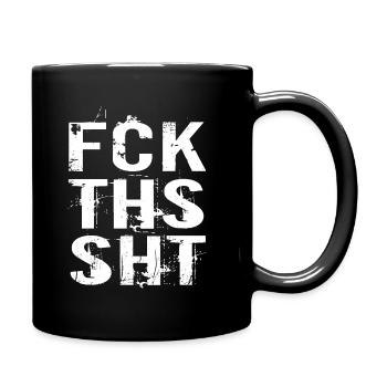 FCK THS SHT - Full Colour Mug - black - Right