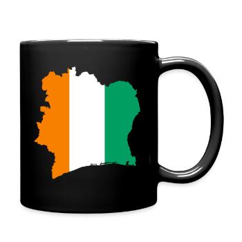 Côte D’Ivoire Côte d’Ivoire Cadeau drapeau pays - Mug uni - noir - Droite