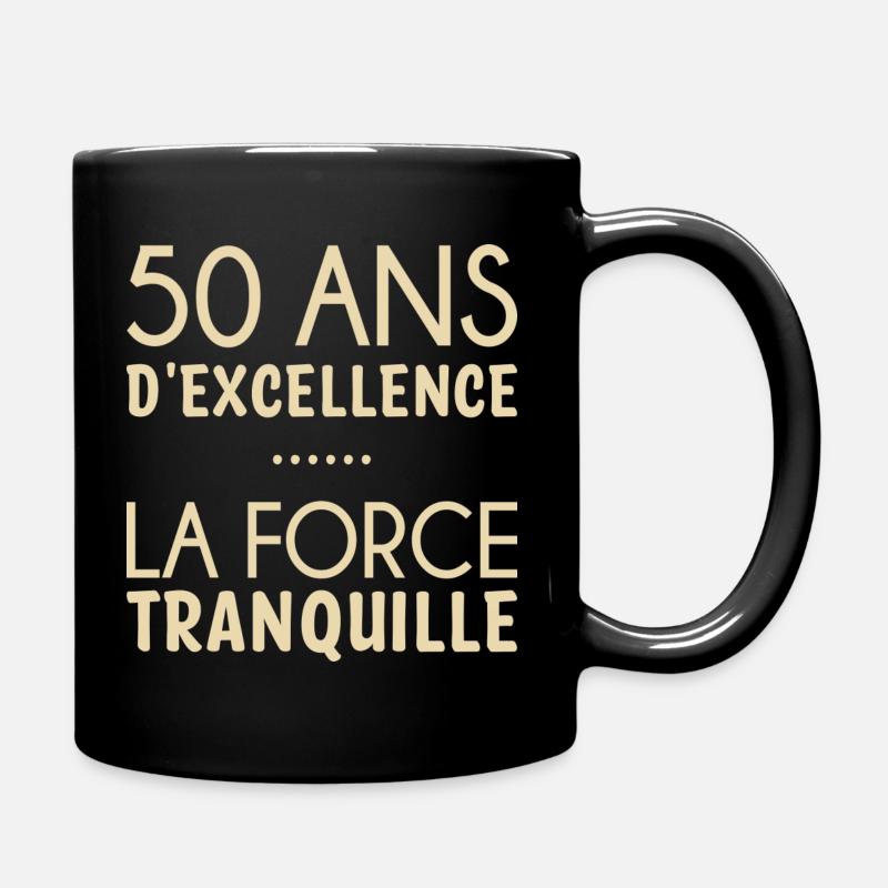 50 ans anniversaire - Mug uni - noir