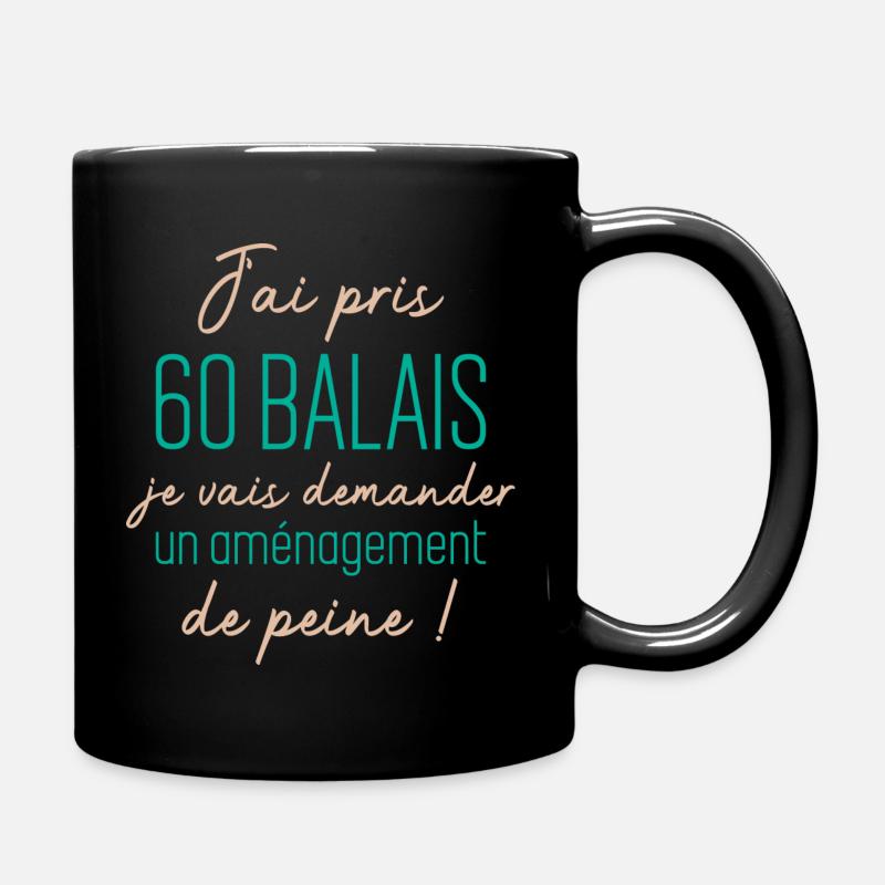 60 ans anniversaire - Mug uni - noir