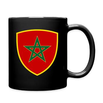 Marokko - Tasse einfarbig - Schwarz - Rechts
