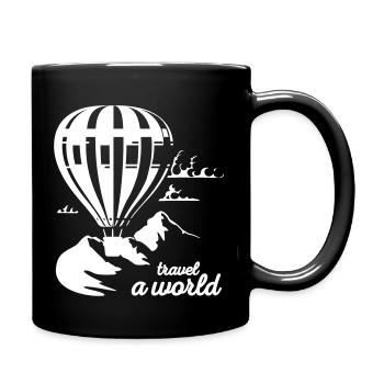 T-shirts with print - Travel a World - Full Colour Mug - black - Right