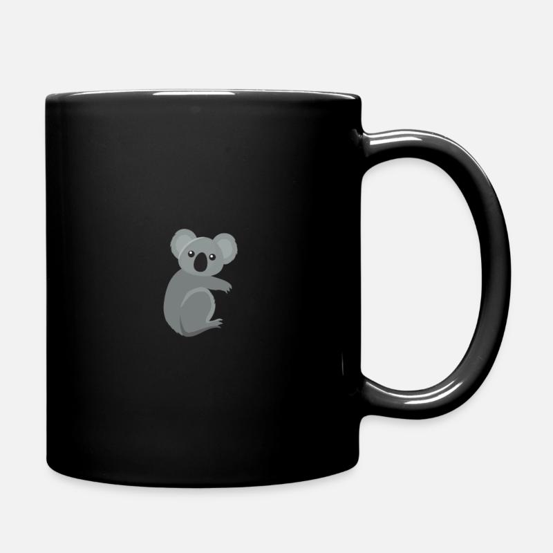 T shirt koala - Mug uni - noir