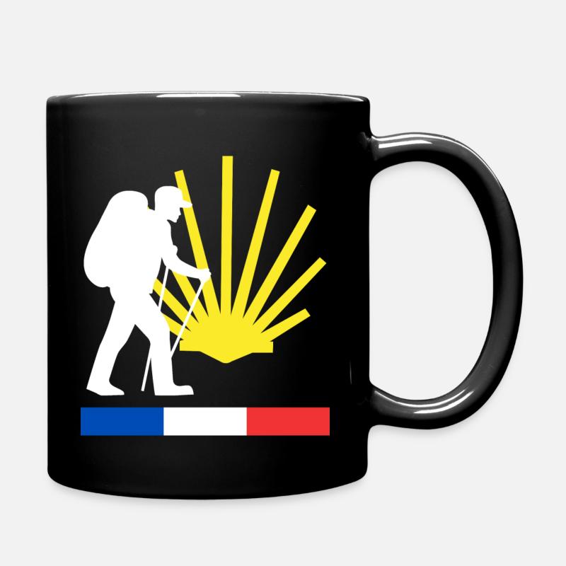 Saint Jacques de Compostela Walker - Full Colour Mug - black
