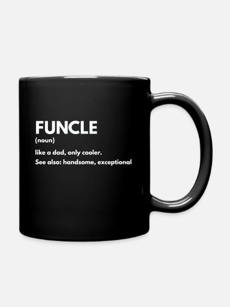 Funcle - Tasse einfarbig - Schwarz