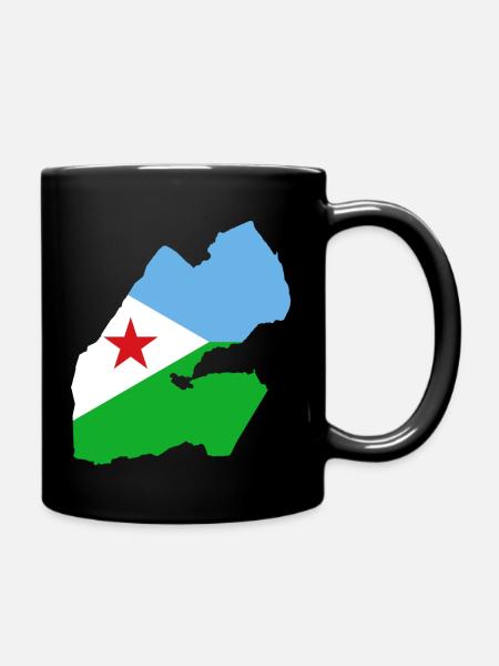 Drapeau Djibouti - Mug uni - noir
