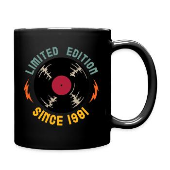 1981 Musique du 40e anniversaire - Mug uni - noir - Droite
