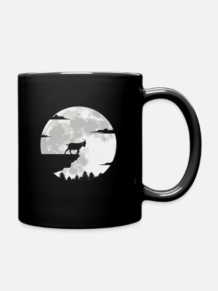 Chèvres cadeaux caprin Capricorne Capricorne capricorne lune - Mug uni - noir