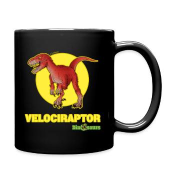 Schleich Dinosaurs Vélociraptor - Mug uni - noir - Droite