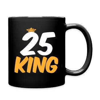 25th birthday 25 year old 25 years - Full Colour Mug - black - Right