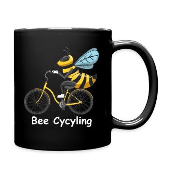 Abeille Abeille cycliste Abeille cycliste abeille miel - Mug uni - noir - Droite