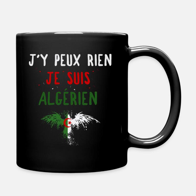 J'y peux rien Je suis Algérien - Mug uni - noir