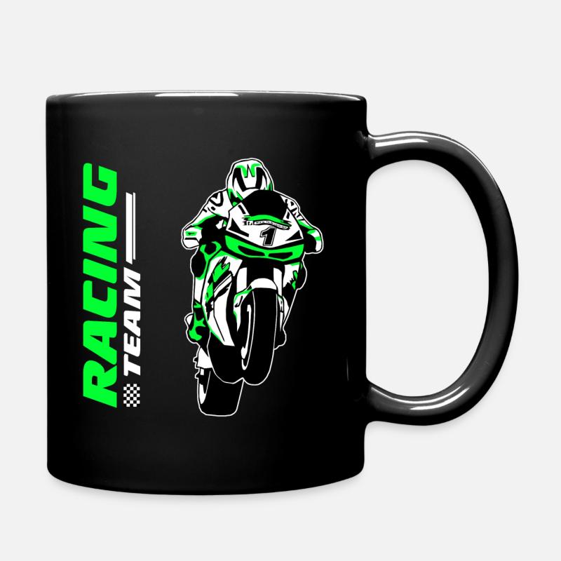 Course de moto - Moto GP - Superbike - Mug uni - noir