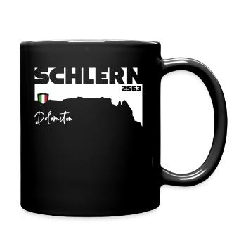 Schlern Sciliar Dolomites Italy South Tyrol Flag - Full Colour Mug - black - Right