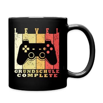5te Klasse Geschenk Fun Level Grundschule Complete - Tasse einfarbig - Schwarz - Rechts