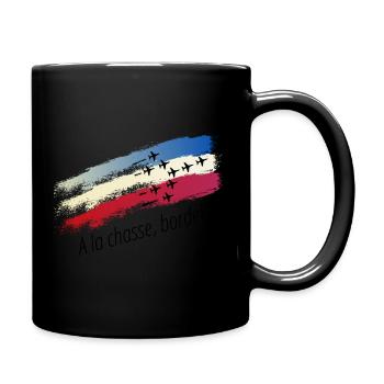 A la chasse, bordel ! - Mug uni - noir - Droite