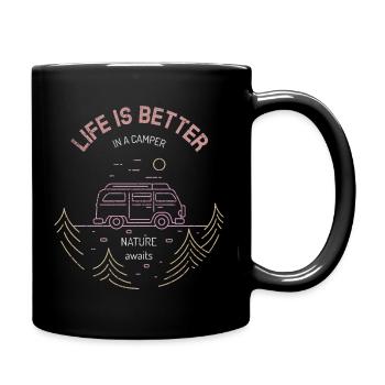 Camping Camping Caravanes Camping - Mug uni - noir - Droite