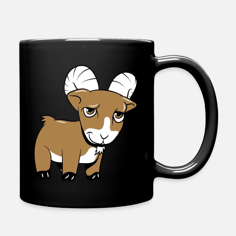 Chèvre gentiment gentille - Mug uni - noir