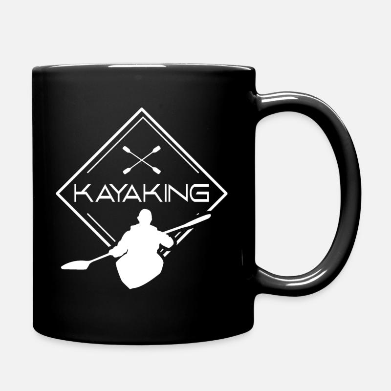 Kayak Kayaker Kayaking Kayak Kayaking - Full Colour Mug - black