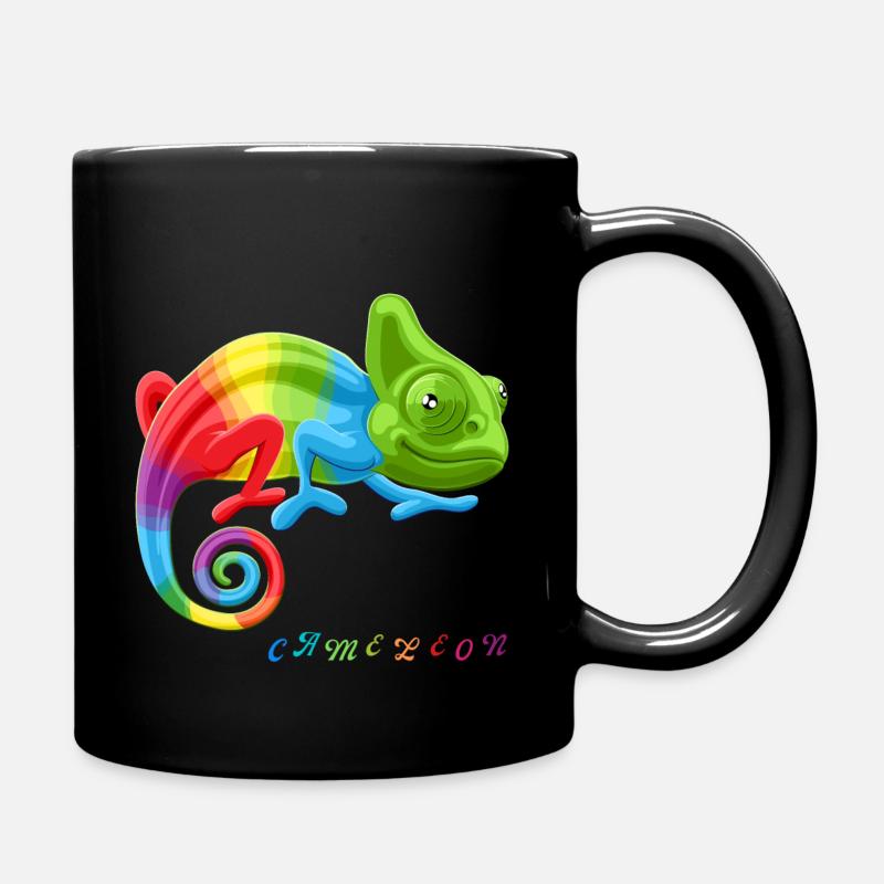 chameleon - Full Colour Mug - black