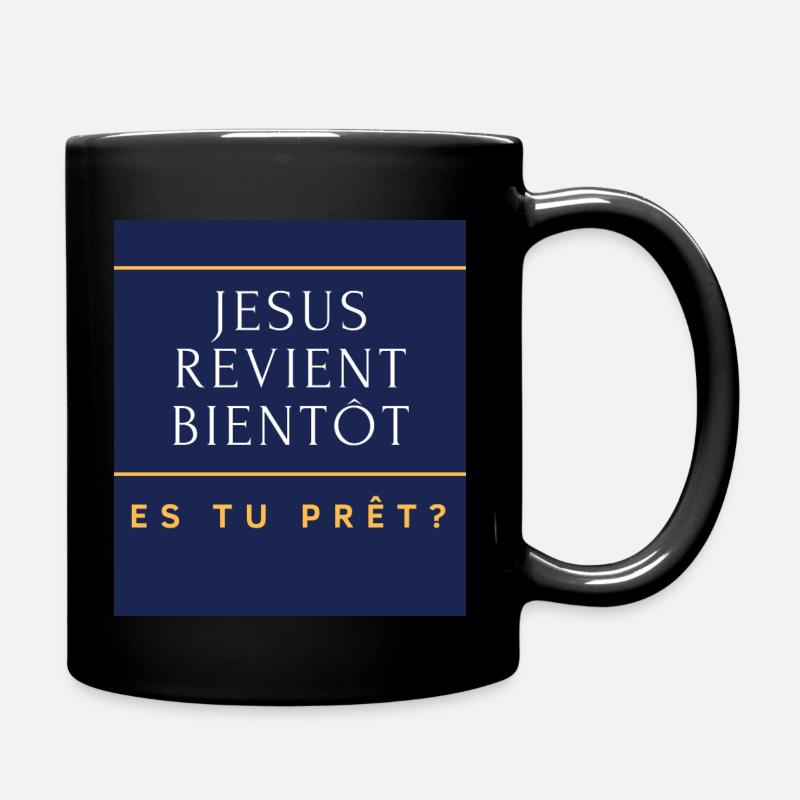 jesus revient bientôt - Mug uni - noir