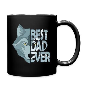 Best Dad Ever - Full Colour Mug - black - Right