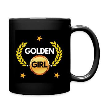 golden girl - Mug uni - noir - Droite