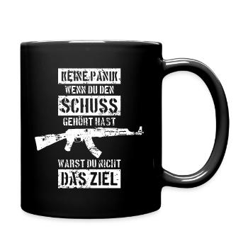 BUNDESWEHR MASCHINENGEWEHR MG SOLDATEN - Tasse einfarbig - Schwarz - Rechts