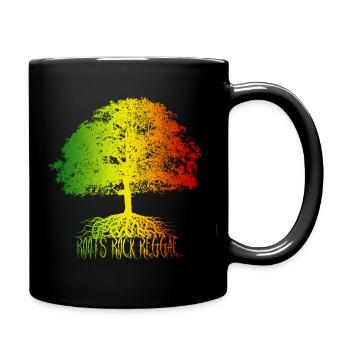 Africa Roots Black History Month Tree - Full Colour Mug - black - Right