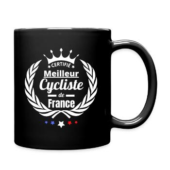 Meilleur cycliste de France - Mug uni - noir - Droite