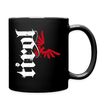 Tirol - Tasse einfarbig - Schwarz - Rechts