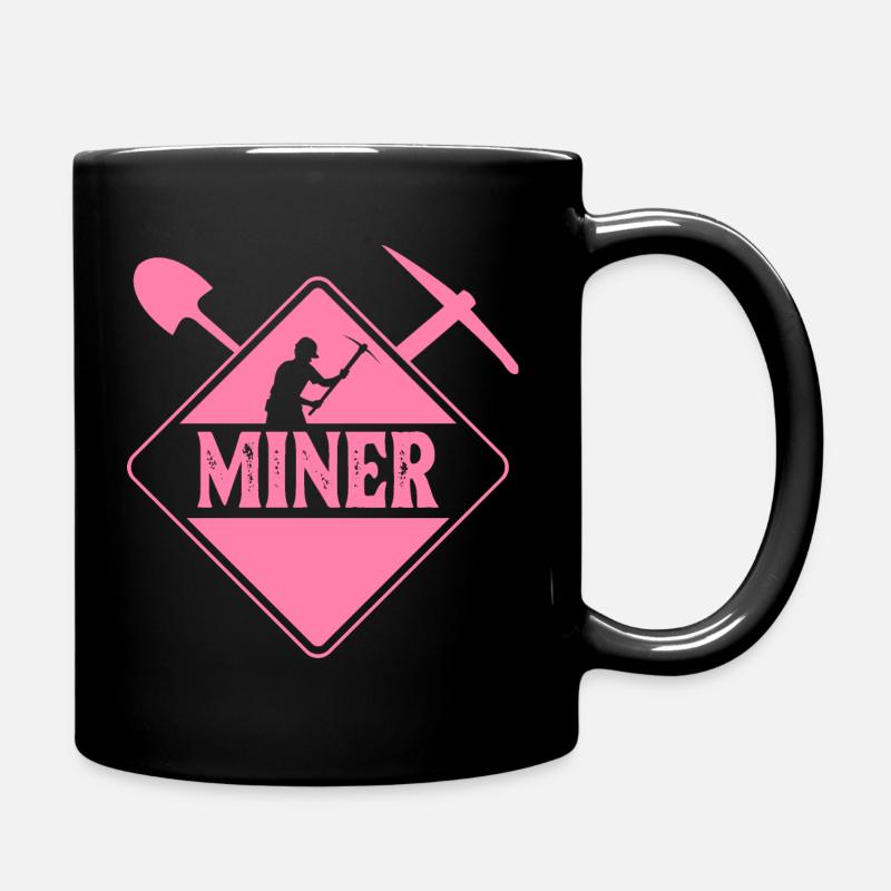 Mineurs Mines Mines Minerine Mineuse Mine - Mug uni - noir