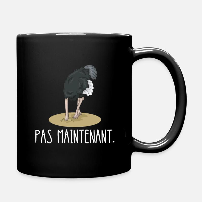 pas maintenant - Mug uni - noir