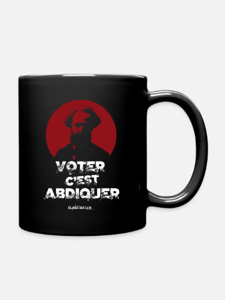 Elisée Reclus VOTER - Mug uni - noir