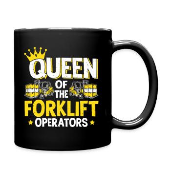 Conducteur de chariot élévateur Forklift Operator - Mug uni - noir - Droite