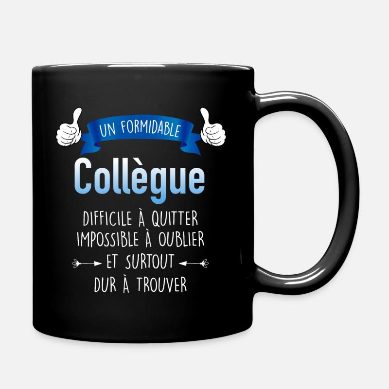 Cadeau Homme collègue formidable - Mug uni - noir