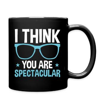 Optometry Optician Vision Spectacular Optic - Full Colour Mug - black - Right