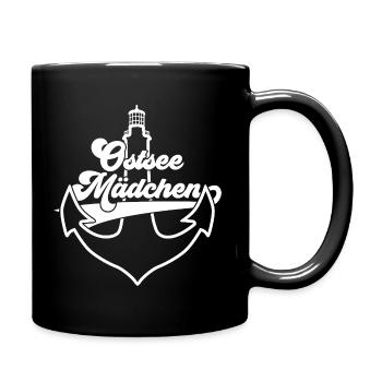 OSTSEE MÄDCHEN URLAUB FRAU OSTSEEKÜSTE - Tasse einfarbig - Schwarz - Rechts