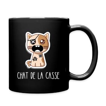 Chat de la casse - Mug uni - noir - Droite