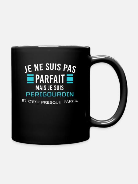 je ne suis pas parfait PERIGOURDIN - Mug uni - noir
