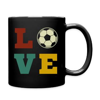 Football footballeur entraîneur de football - Mug uni - noir - Droite