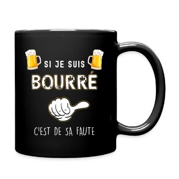 Biere, wenn ich betrunken bin, Dad Humor, Onkel. - Tasse einfarbig - Schwarz - Rechts