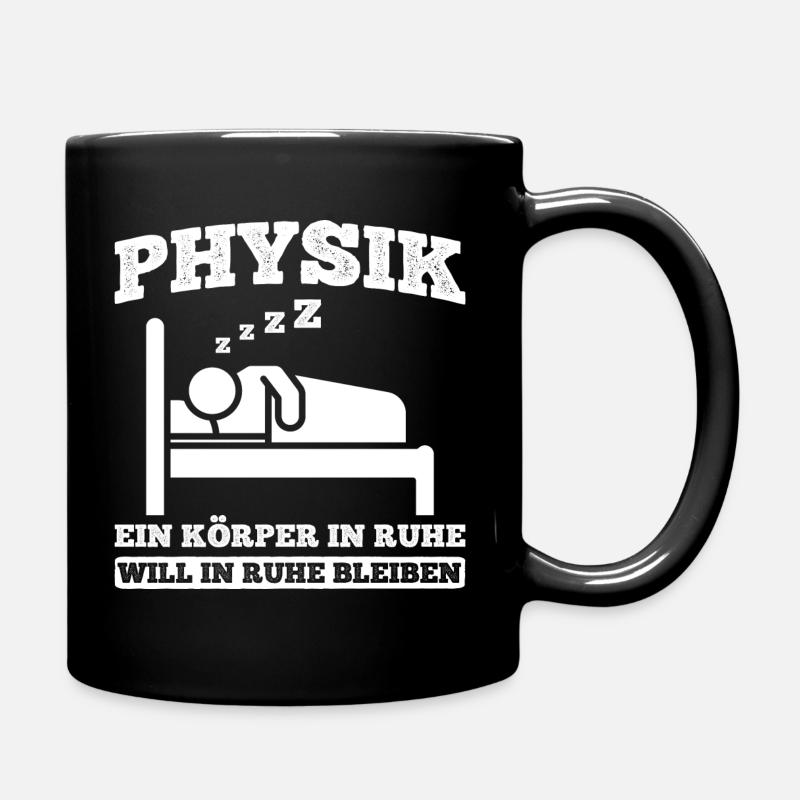 Physik Nerd - Tasse einfarbig - Schwarz