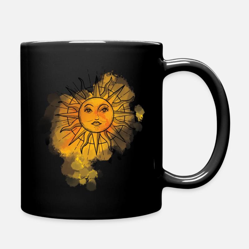Soleil sombre - Mug uni - noir